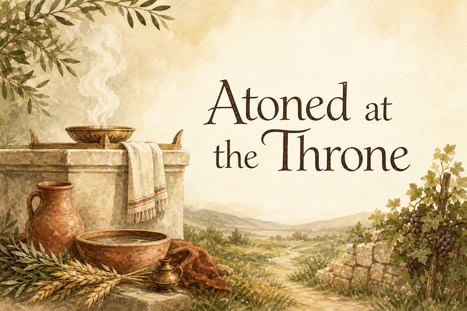 Atoned at the Throne