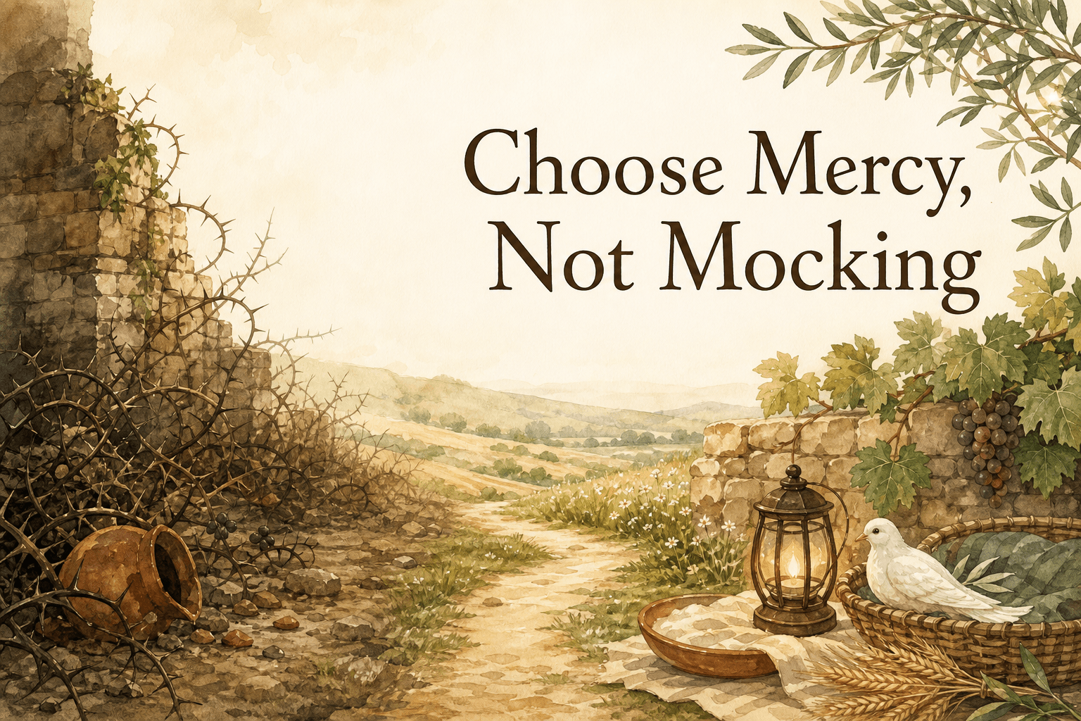 Choose Mercy, Not Mocking