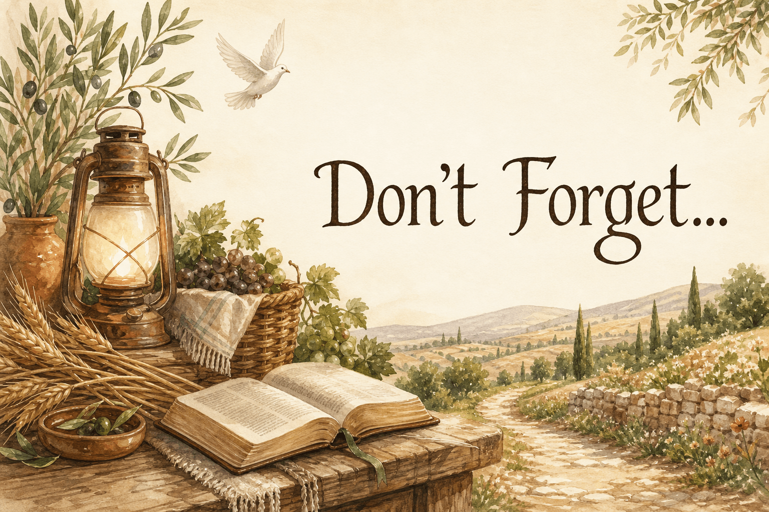 Don't Forget...
