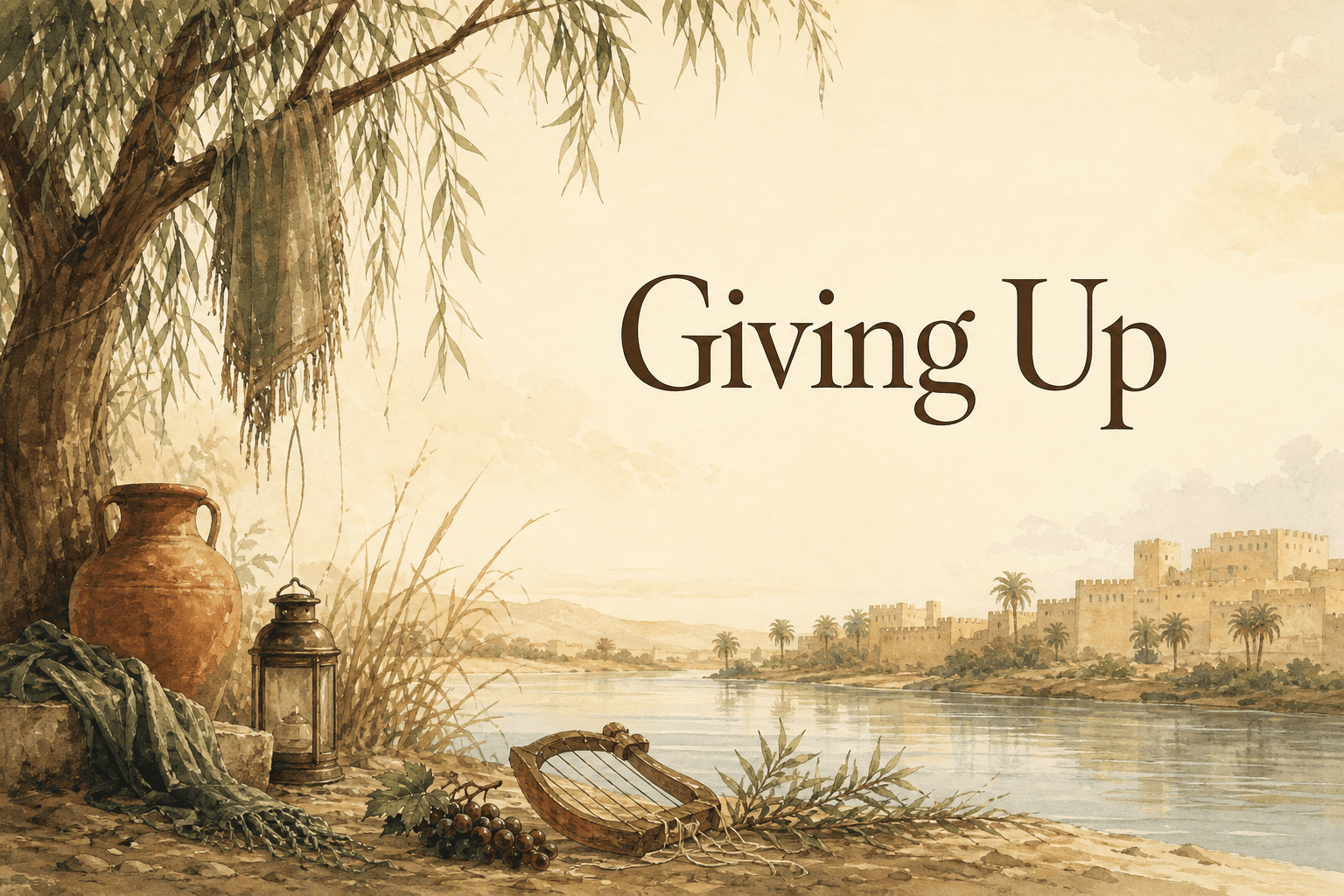 Giving Up