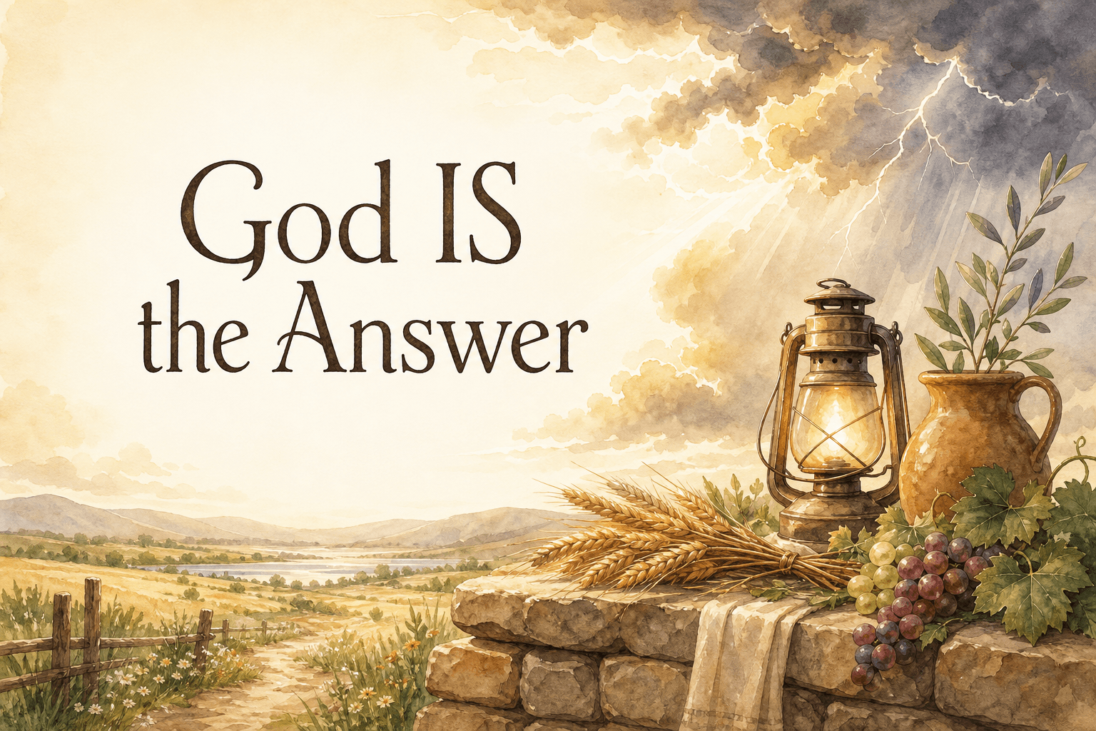 God IS the Answer