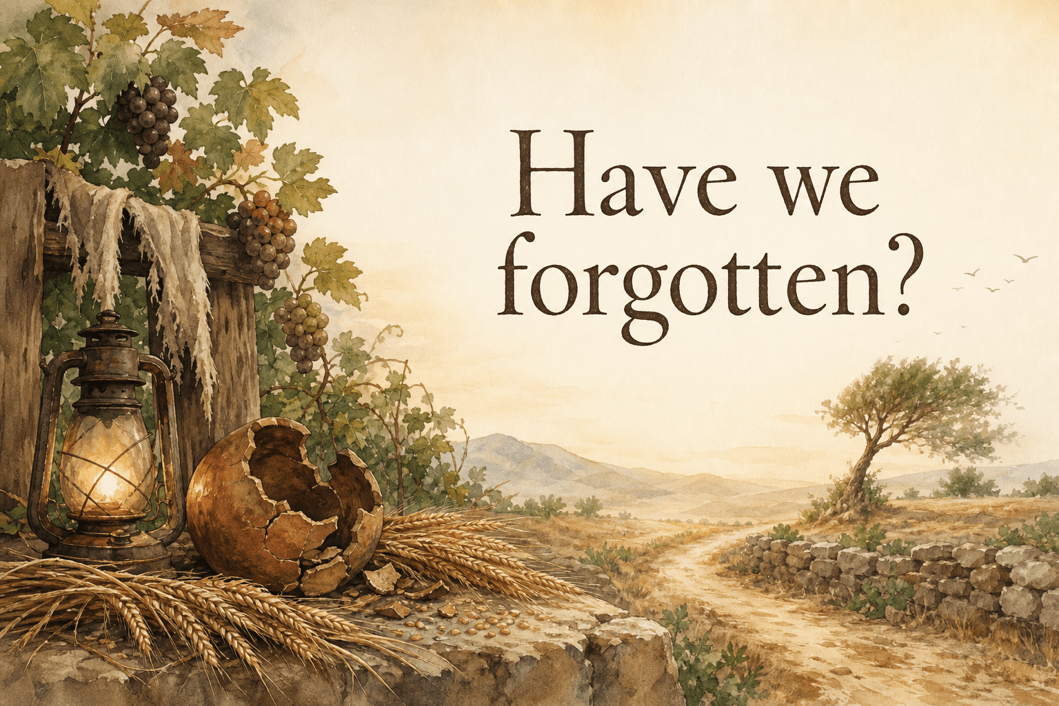 Have we forgotten?