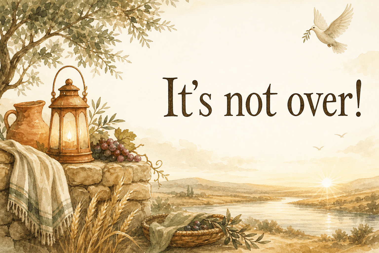 It's not over!