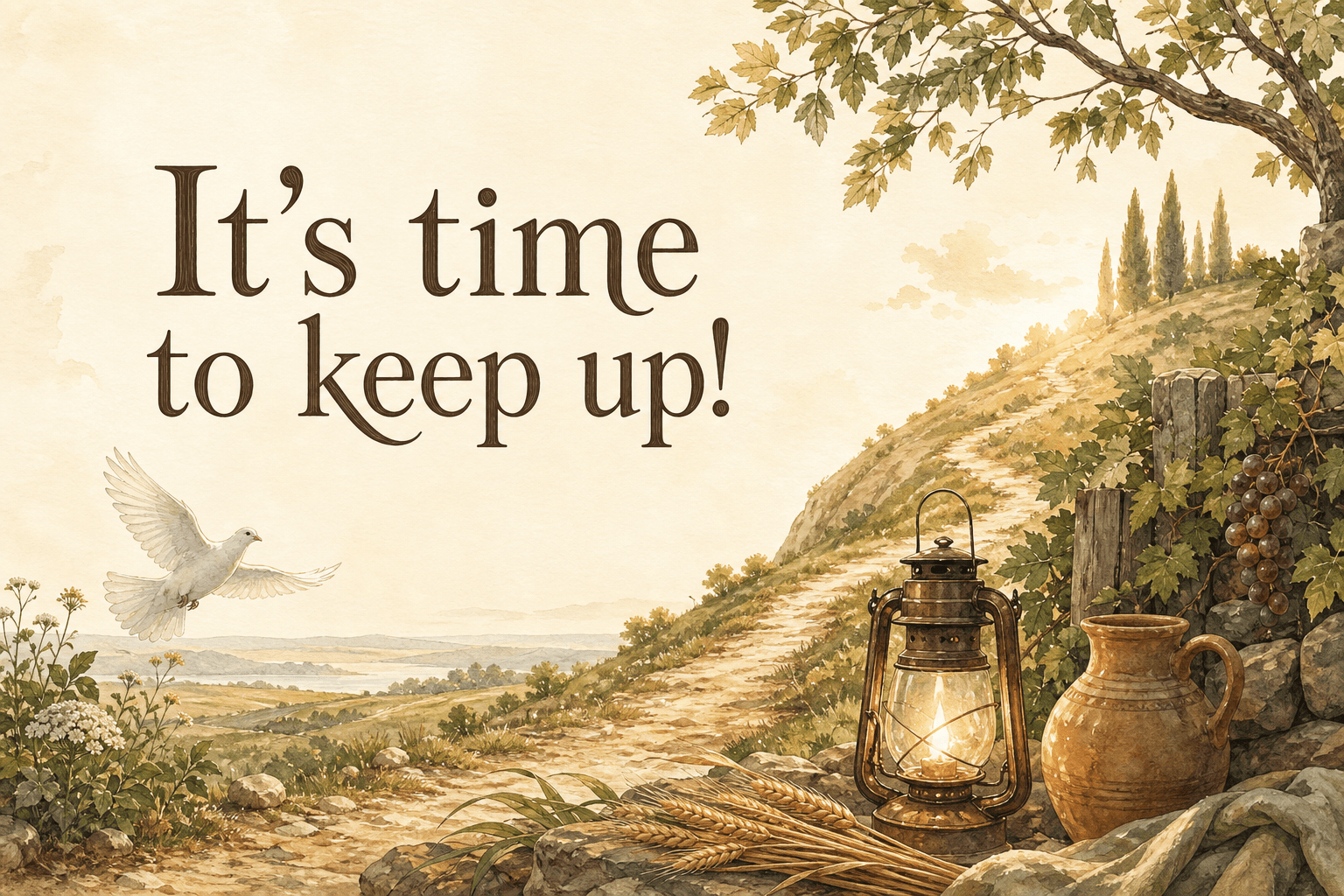 It's time to keep up!