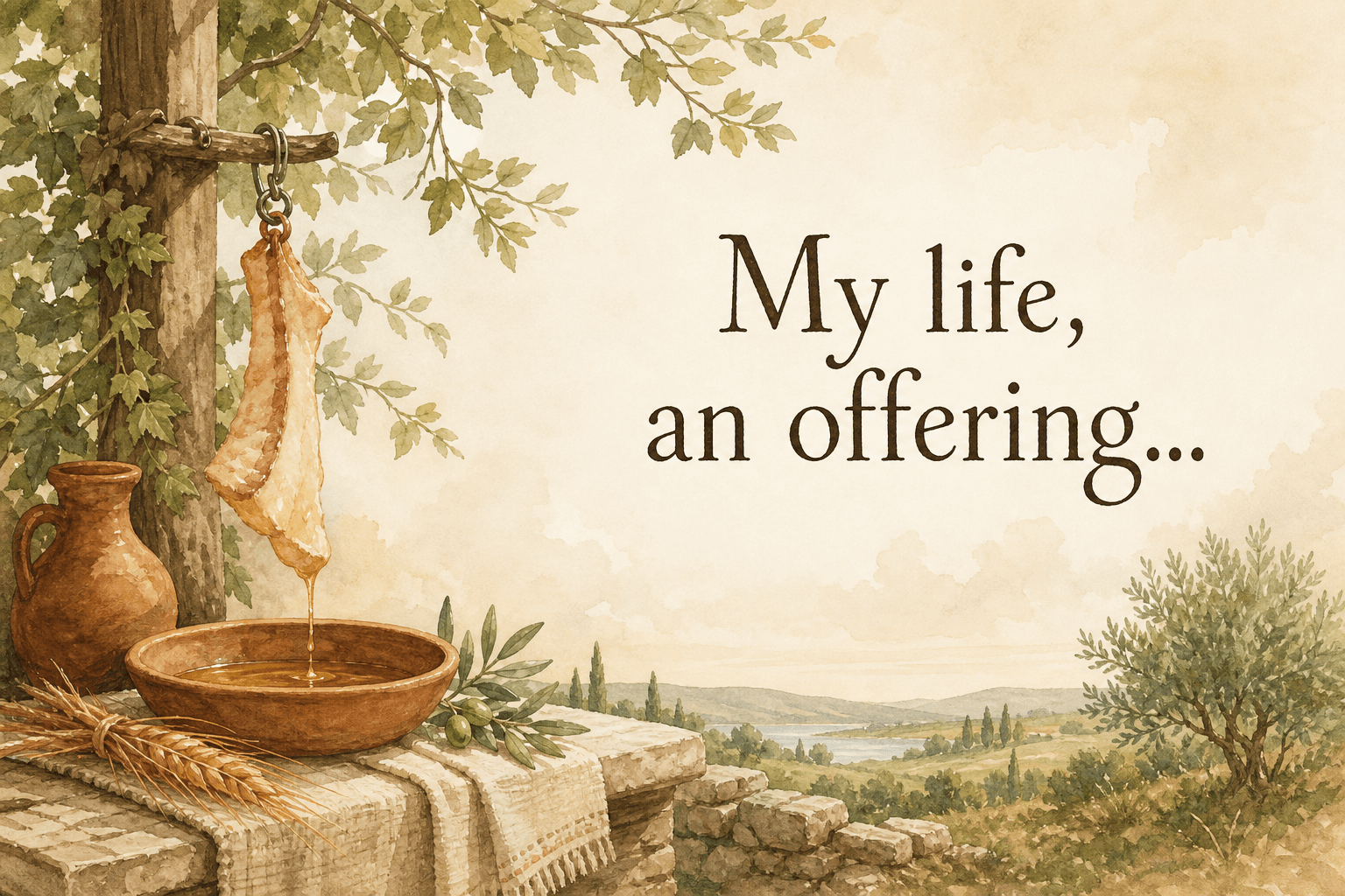 My life, an offering...