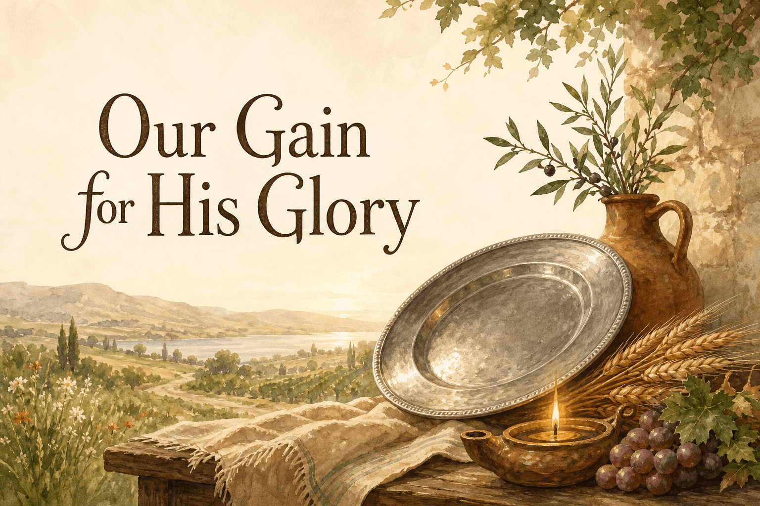 Our Gain for His Glory