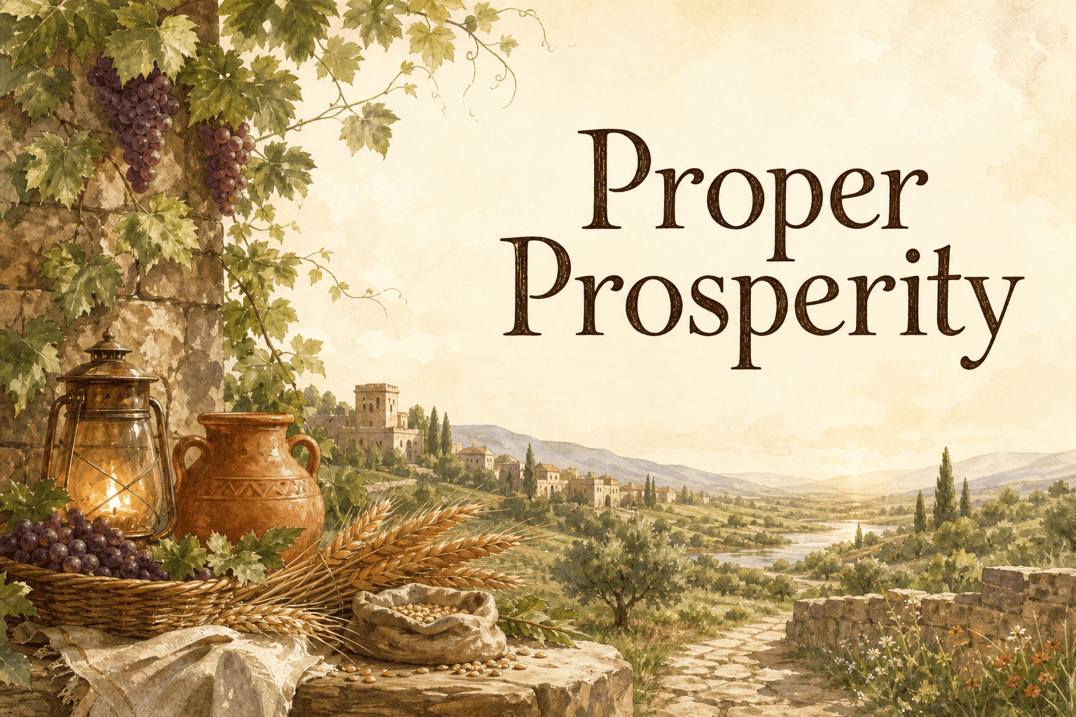 Proper Prosperity