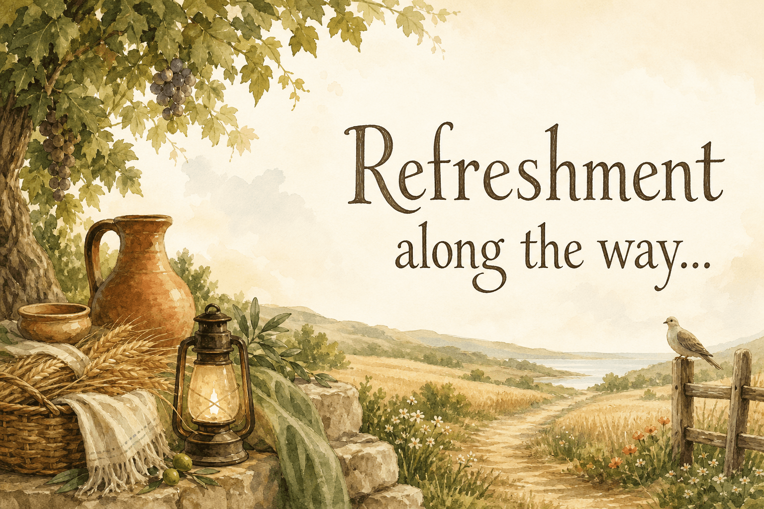 Refreshment along the way...