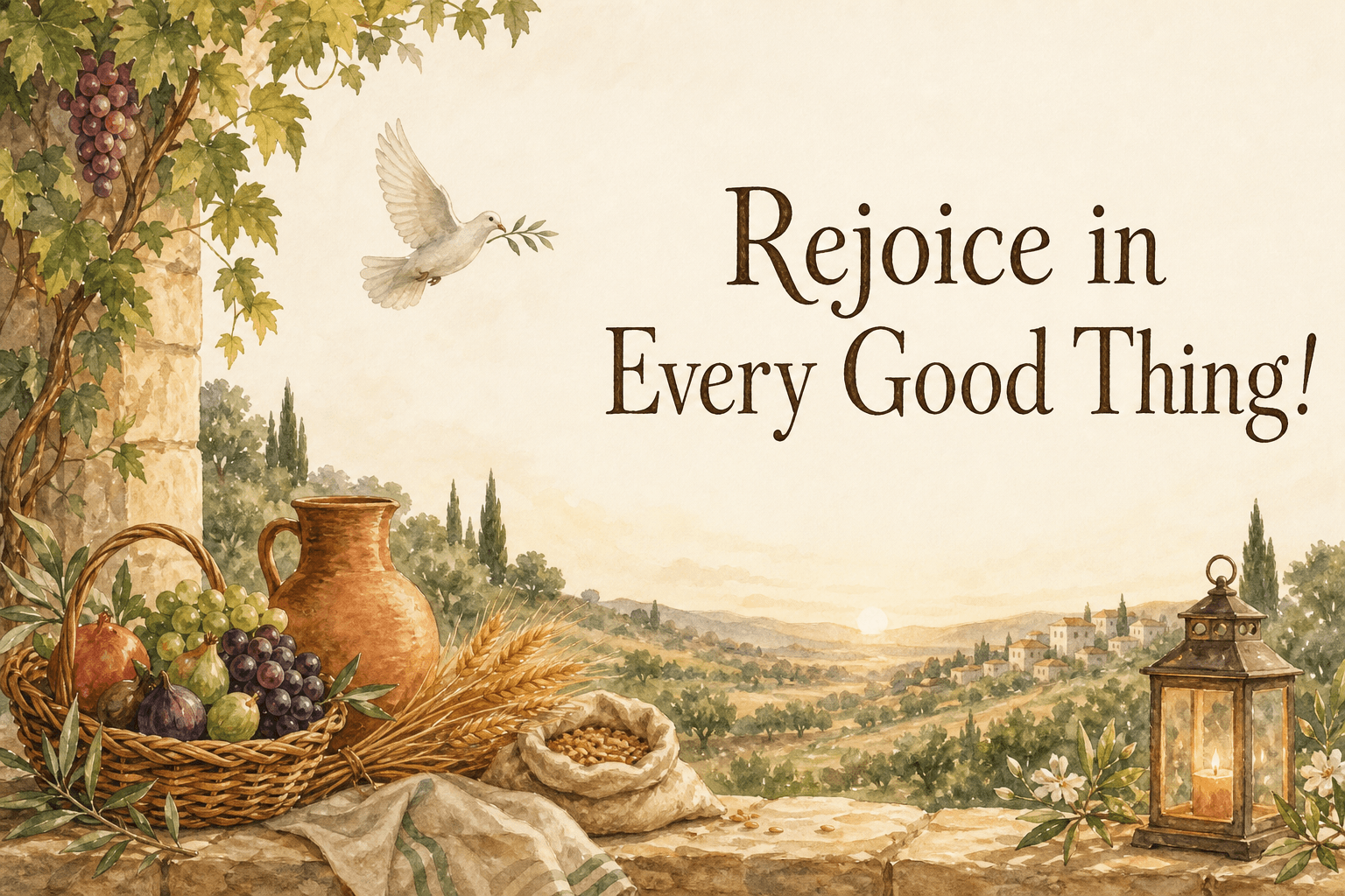 Rejoice in Every Good Thing!