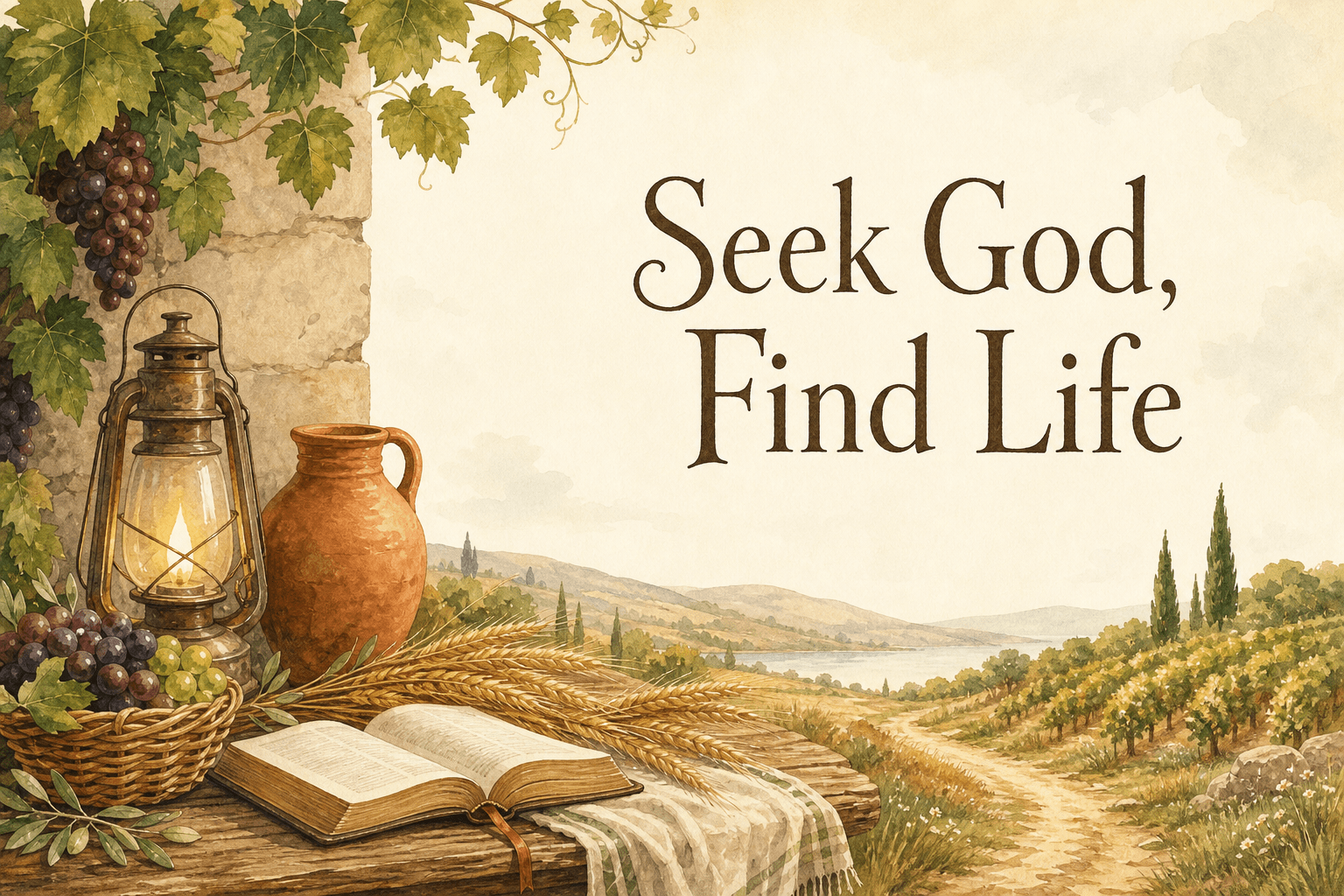 Seek God, Find Life