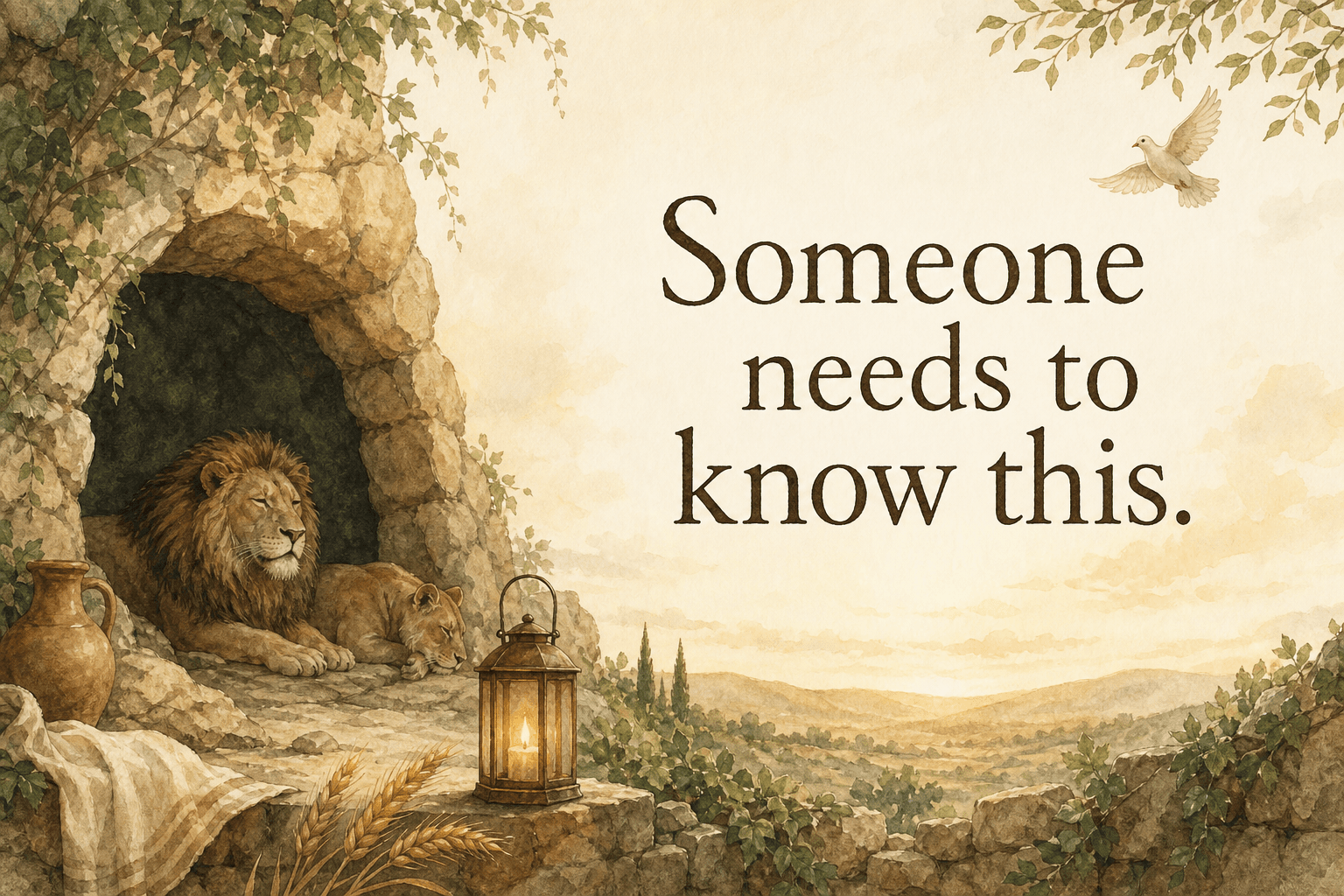 Someone needs to know this.