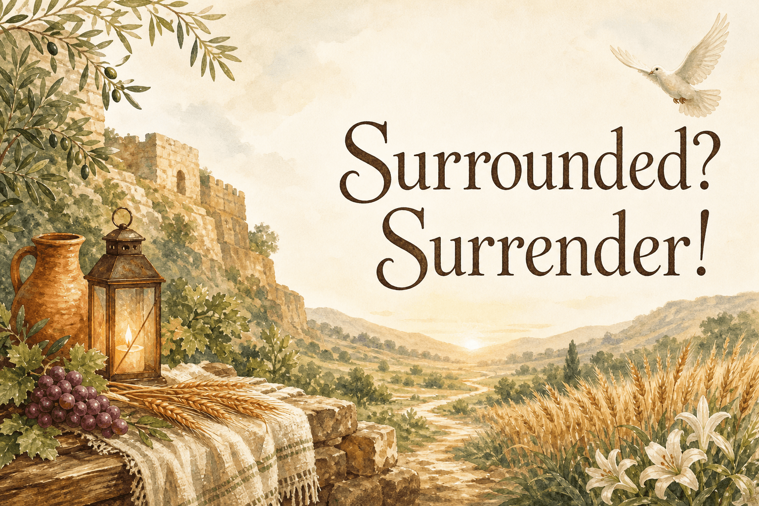 Surrounded? Surrender!