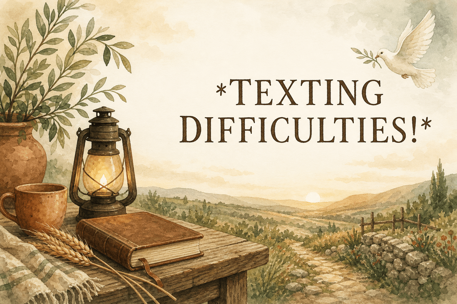 *TEXTING DIFFICULTIES!*