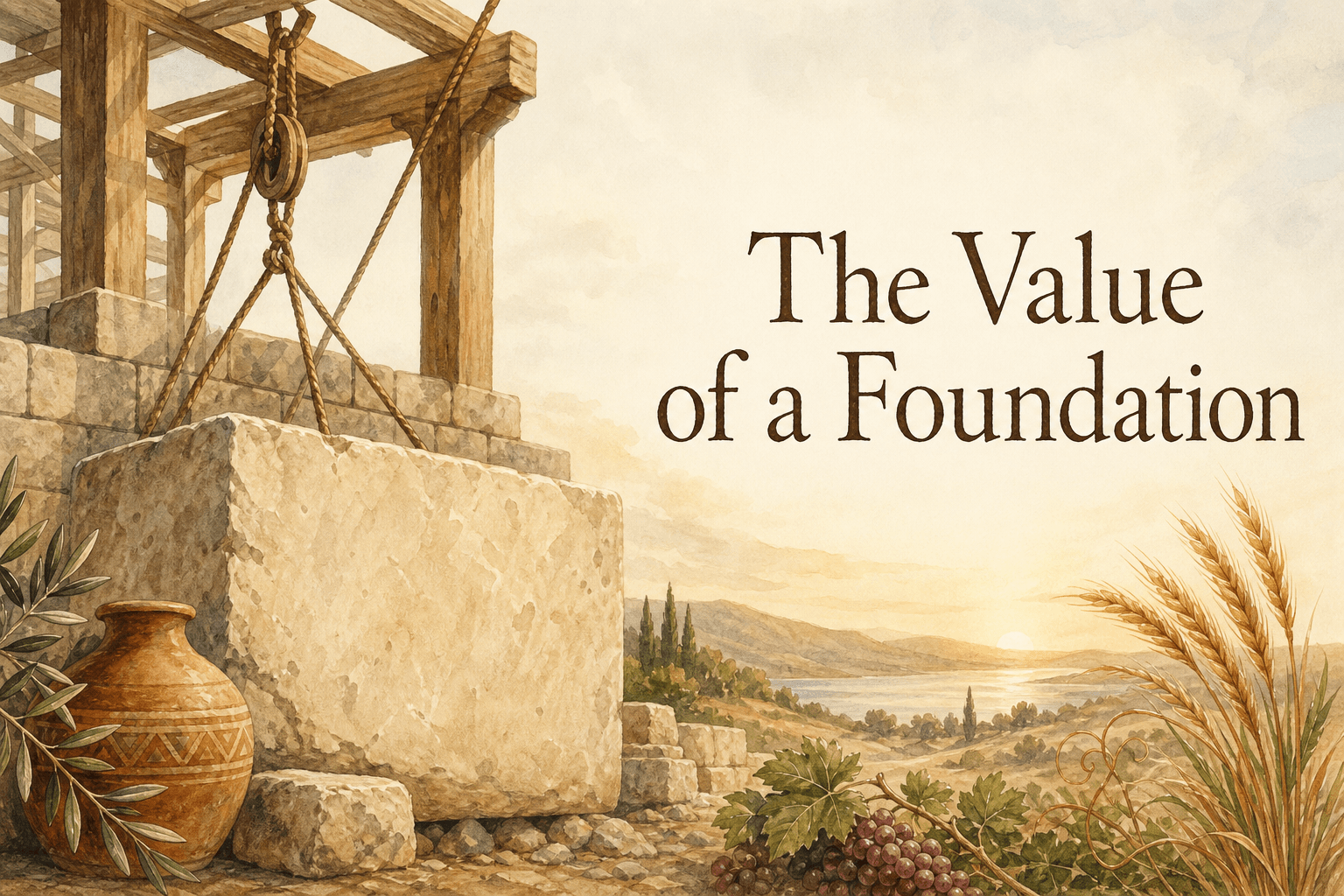 The Value of a Foundation