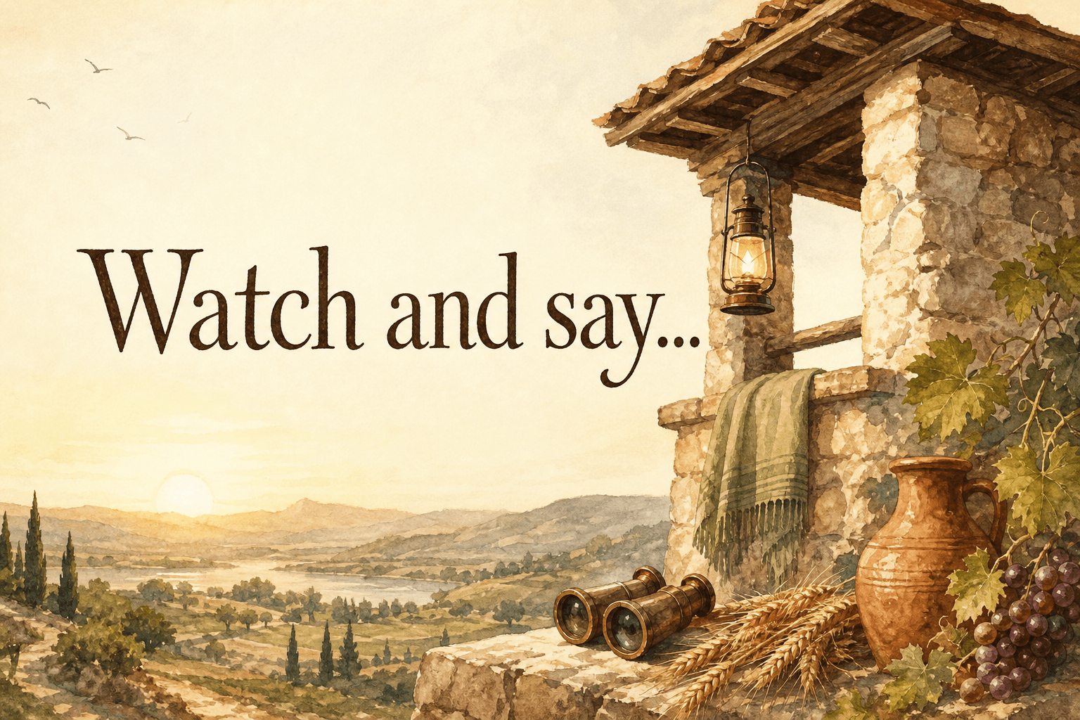 Watch and say...