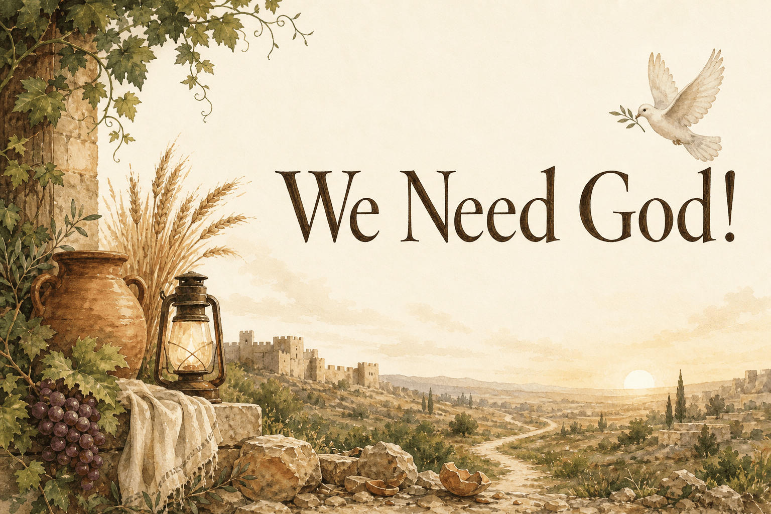 We Need God!
