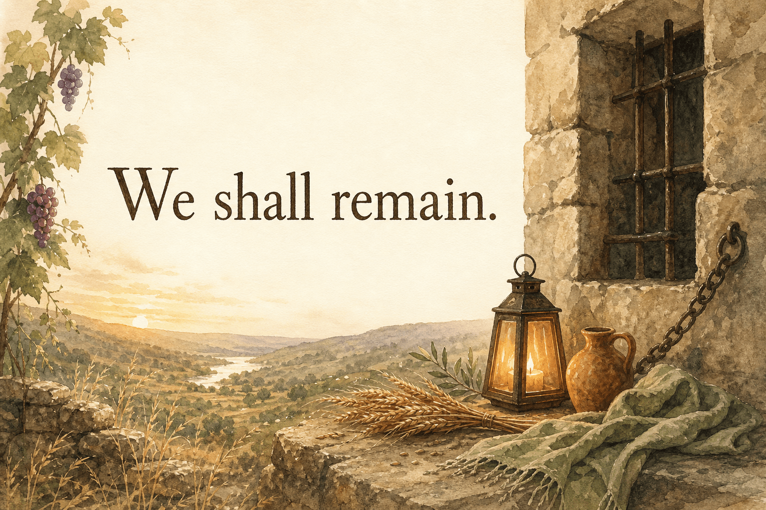 We shall remain.