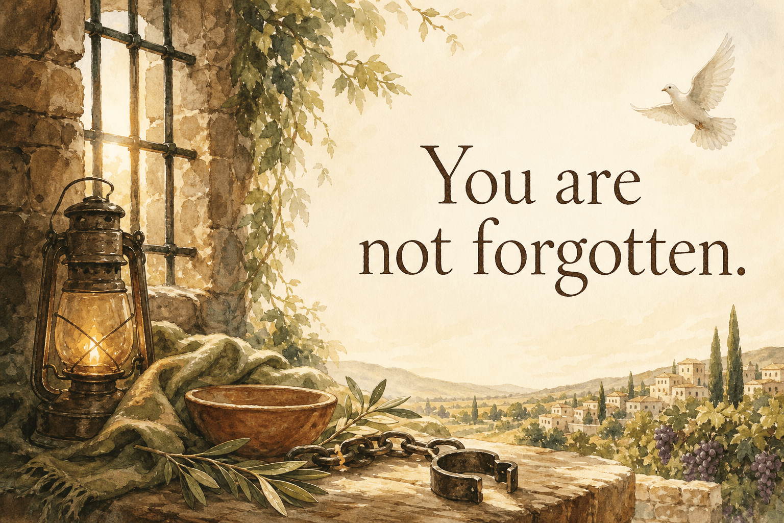 You are not forgotten.